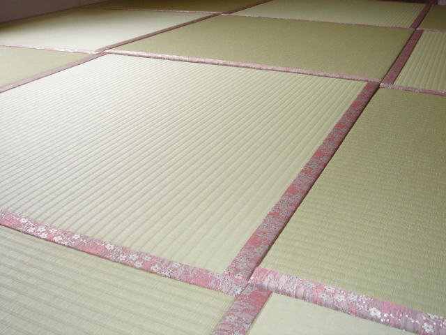 高田織物株式会社 大宮縁 縁 HANA香織Ⅲ No.6 桜 1反(10帖入) 1帖約  