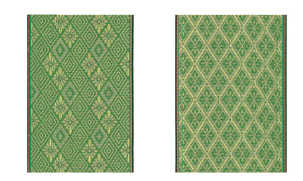 幅広畳縁（115mm幅） - 高田織物株式会社